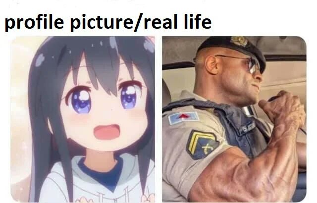 I Always Imagine What that Person Behind Anime pf Looks Like