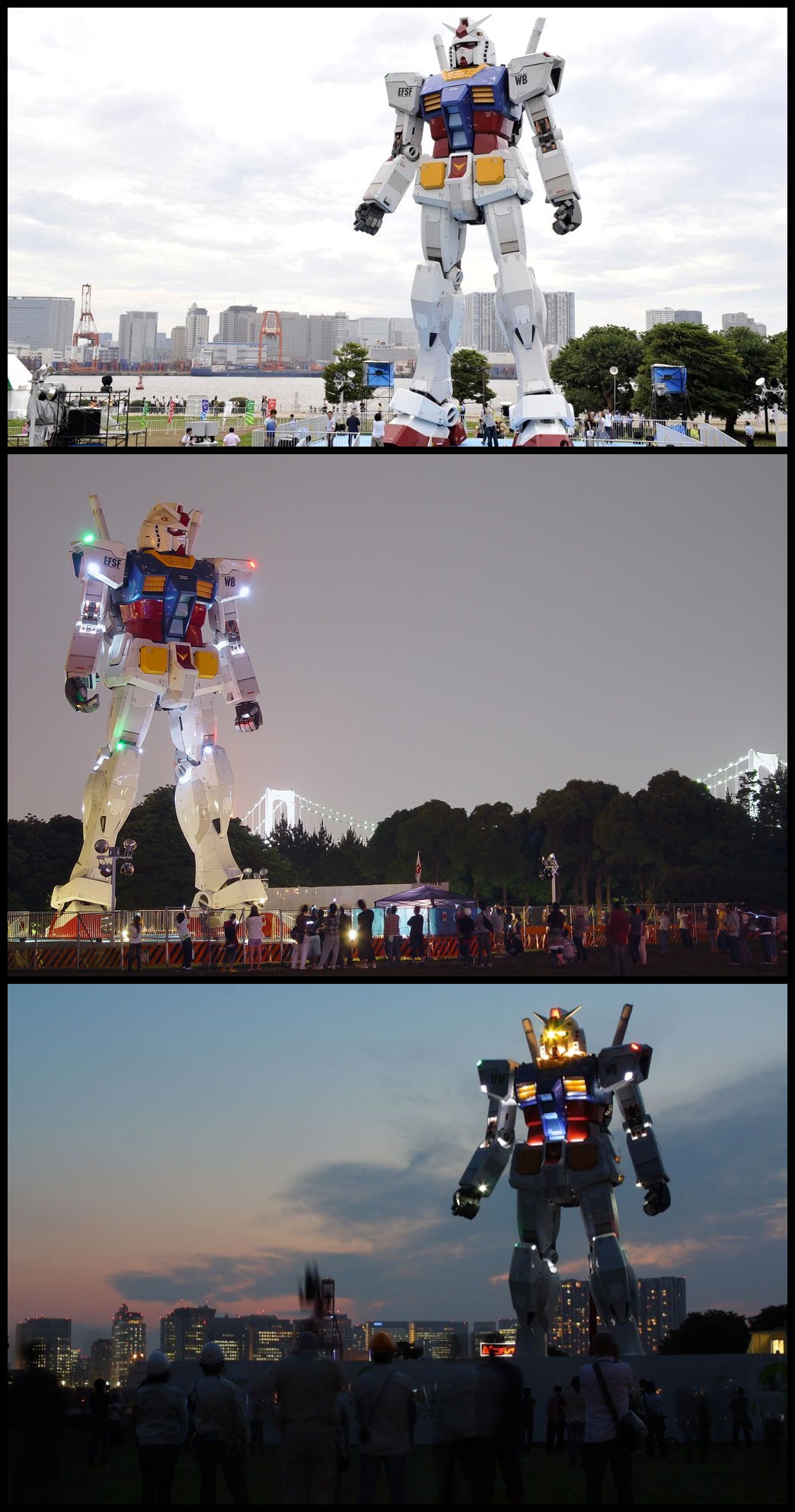 Gundam Statue in Tokyo