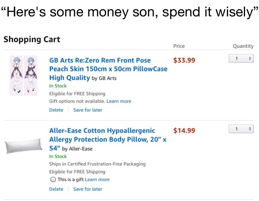 Thanks I will Spend it Wisely